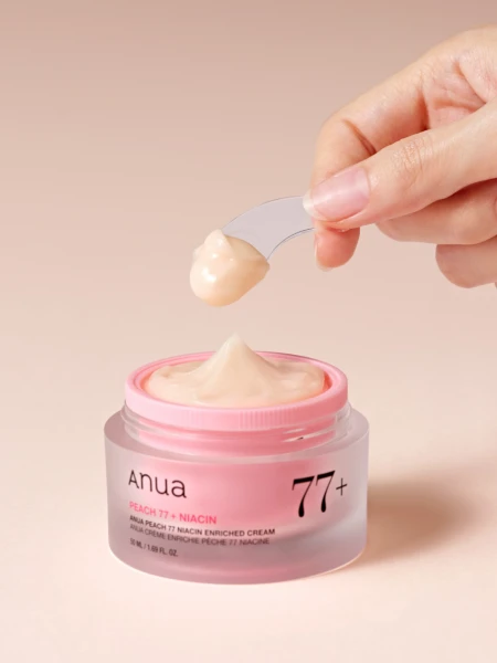 Смягчающий крем для лица с экстрактом персика и ниацинамидом ANUA Peach 77% Niacin Enriched Cream Смягчающий крем для лица с экстрактом персика и ниацинамидом ANUA Peach 77% Niacin Enriched Cream