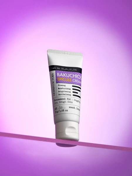 Обновляющий крем для лица с бакучиолом и спикулами Derma Factory Bakuchiol Spicule Cream