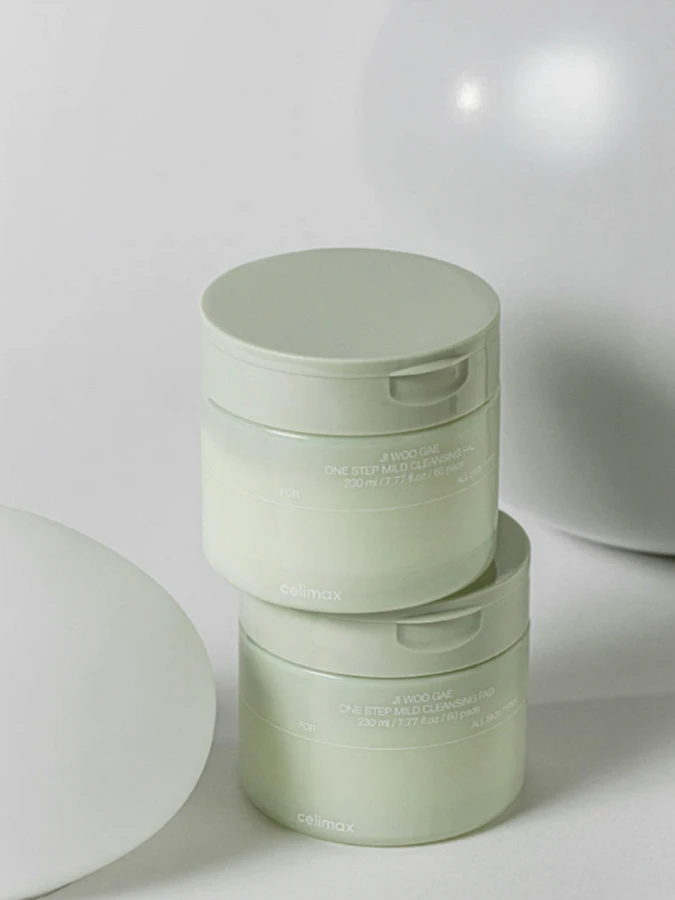 Гидрофильные пэды для снятия макияжа Celimax Ji Woo Gae One Step Mild Cleansing Pad