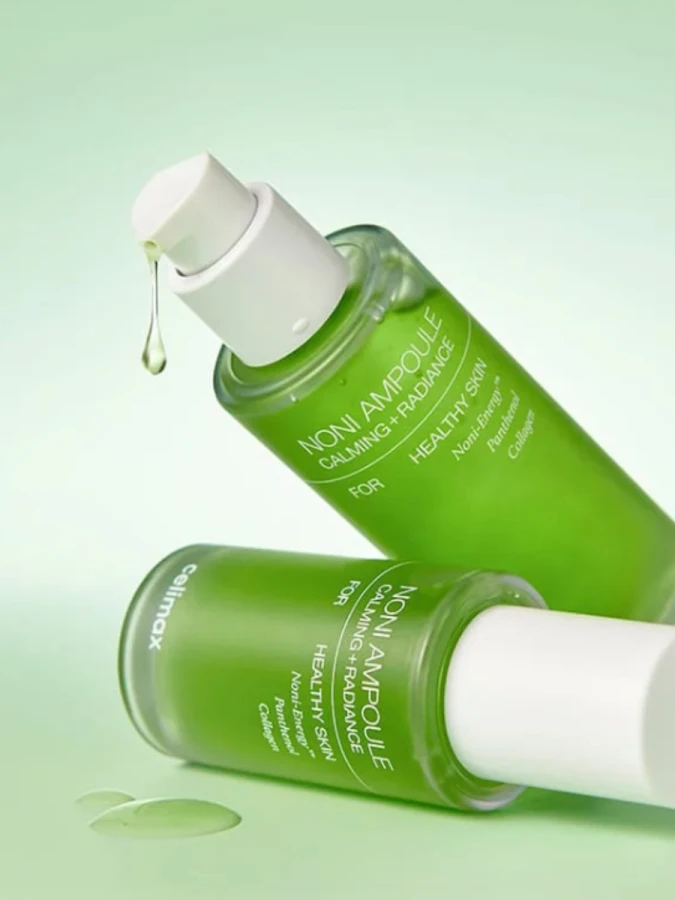 Тонизирующая ампульная сыворотка с экстрактом нони Celimax Noni Ampoule Calming + Radiance
