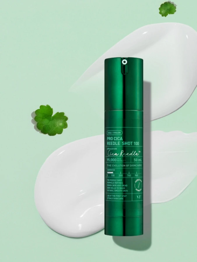 Успокаивающая сыворотка-бустер со спикулами и экстрактом центеллы VT PRO Cica Reedle Shot 100