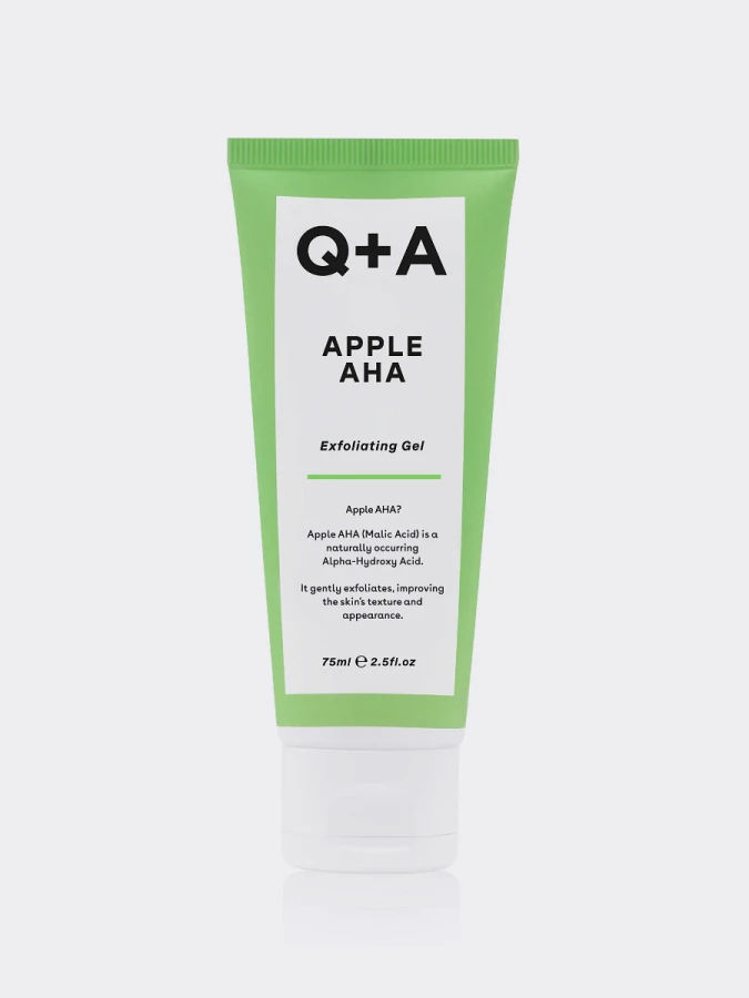 Отшелушивающий гель-скатка с кислотами Q+A Apple AHA Exfoliating Gel