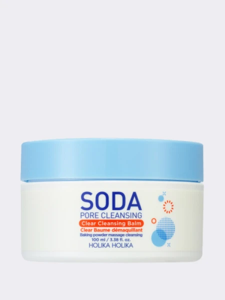 Очищающий гидрофильный бальзам с содой HOLIKA HOLIKA Soda Pore Cleansing Clear Cleansing Balm Очищающий гидрофильный бальзам с содой HOLIKA HOLIKA Soda Pore Cleansing Clear Cleansing Balm