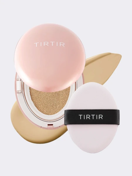 Тональный кушон со стойким матовым финишем TIRTIR Mask Fit All-Cover Cushion 24W Soft Beige Тональный кушон со стойким матовым финишем TIRTIR Mask Fit All-Cover Cushion 24W Soft Beige