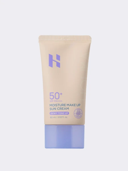 Солнцезащитная сияющая база под макияж Holika Holika Moisture Make Up Sun Cream Dewy Tone Up SPF 50+ PA++++ Солнцезащитная сияющая база под макияж Holika Holika Moisture Make Up Sun Cream Dewy Tone Up SPF 50+ PA++++