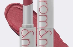Мягкая кремовая помада в пыльном розовом оттенке rom&nd Zero Matte Lipstick 01 Dusty Pink