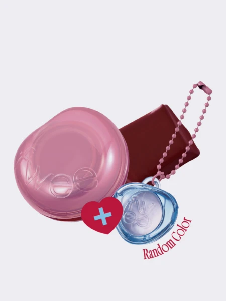 Набор: Оттеночное желе для губ и щёк + брелок fwee Lip&Cheek Glowy Jelly Pot JS03 Couverture Keyring Set