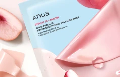 Тонизирующая гидрогелевая маска для сияния кожи с экстрактом персика ANUA Peach 70 Niacin Brightening Collagen Mask