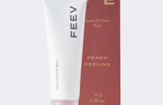 Обновлённый оттеночный бальзам для губ FEEV Hyper-Fit Color Balm Peach Peeling