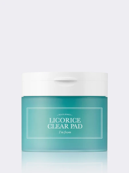 Успокаивающие тонер-пэды с экстрактом солодки I'm From Licorice Clear Pad Успокаивающие тонер-пэды с экстрактом солодки I'm From Licorice Clear Pad