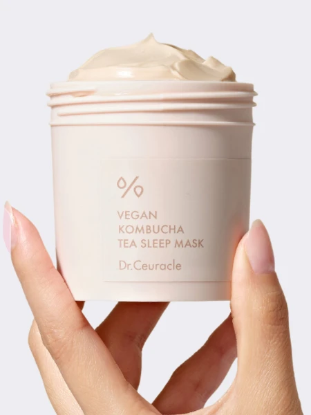 Питательная ночная маска с экстрактом комбучи Dr.Ceuracle Vegan Kombucha Tea Sleep Mask