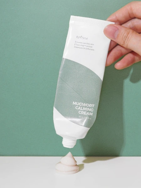 Успокаивающий крем для лица с экстрактом полыни IsNtree Mugwort Calming Cream Успокаивающий крем для лица с экстрактом полыни IsNtree Mugwort Calming Cream