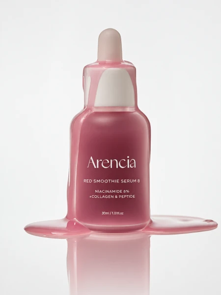 Разглаживающая сыворотка для лица с ниацинамидом и коллагеном Arencia Fresh Red Smoothie Serum 8
