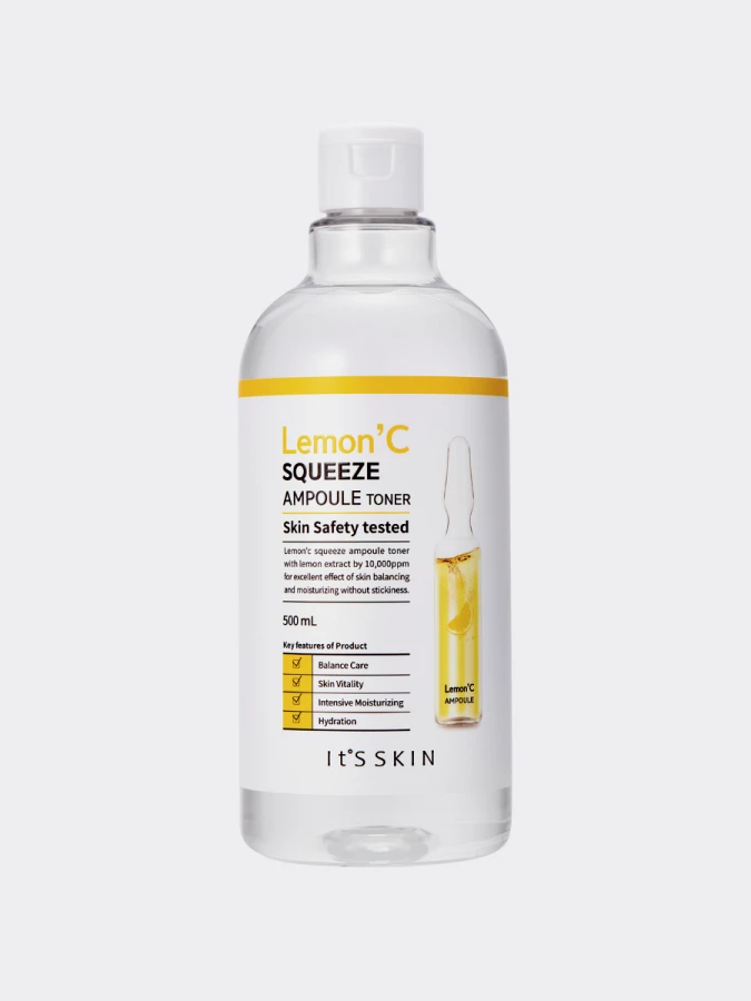 Тонер для лица с экстрактом лимона It's Skin Lemon C Squeeze Ampoule Toner