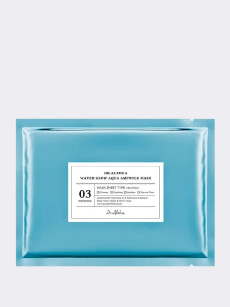 Увлажняющая тканевая маска для лица с гиалуроновой кислотой Dr.Althea Water Glow Aqua Ampoule Mask Увлажняющая тканевая маска для лица с гиалуроновой кислотой Dr.Althea Water Glow Aqua Ampoule Mask