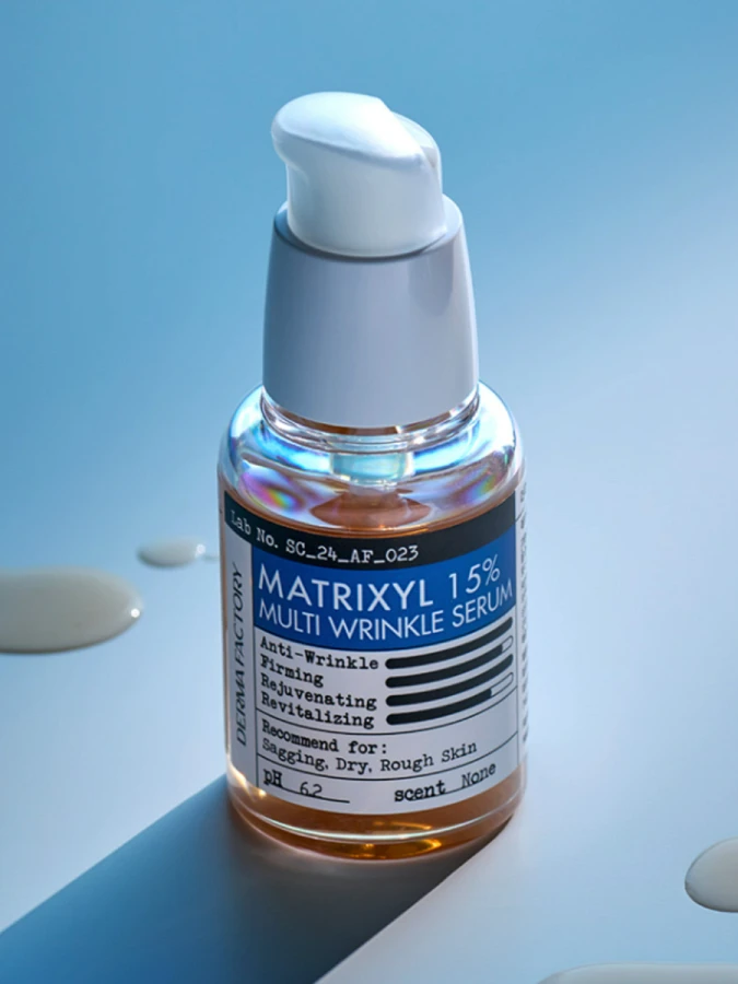 Разглаживающая пептидная сыворотка для лица Derma Factory Matrixyl 15% Multi Wrinkle Serum