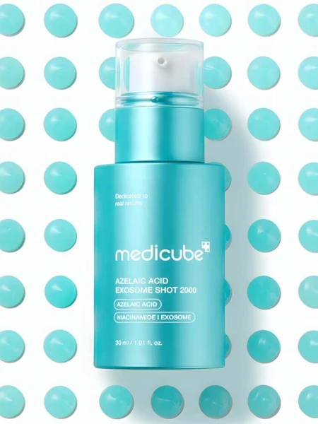 Противовоспалительная сыворотка со спикулами и азелаиновой кислотой Medicube Azelaic Acid Exosome Shot 2000