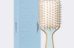 Деревянная массажная расчёска для волос La’dor Detangling Paddle Hair Brush (Blue)