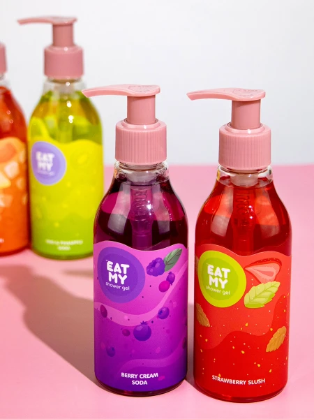 Гель для душа с ароматом ягодной крем соды Eat My Shower Gel Berry Cream Soda