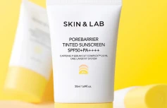 Себорегулирующий оттеночный солнцезащитный крем с кофеином SKIN&LAB Porebarrier Tinted Sunscreen SPF50+ PA++++