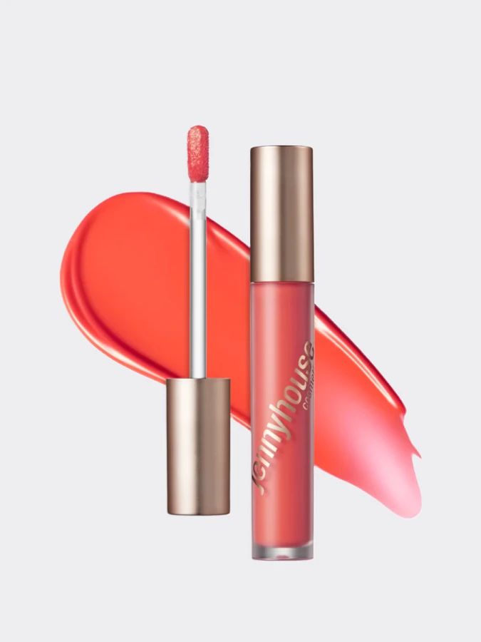 Тинт для губ в персиковом оттенке JennyHouse World Volume Coating Tint 01 Hawaiian Peach