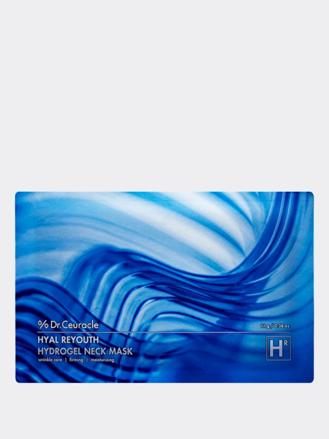 Гидрогелевая лифтинг-маска для шеи Dr.Ceuracle Hyal Reyouth Hydrogel Neck Mask