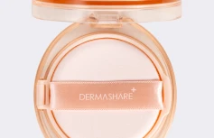 Тональный кушон с матовым финишем DERMASHARE Vegan Long Lasting Air Fixing Cover Cushion 21 Ivory