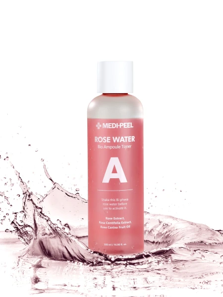Ампульный двухфазный тонер с экстрактом розы MEDI-PEEL Rose Water Bio Ampoule Toner Ампульный двухфазный тонер с экстрактом розы MEDI-PEEL Rose Water Bio Ampoule Toner