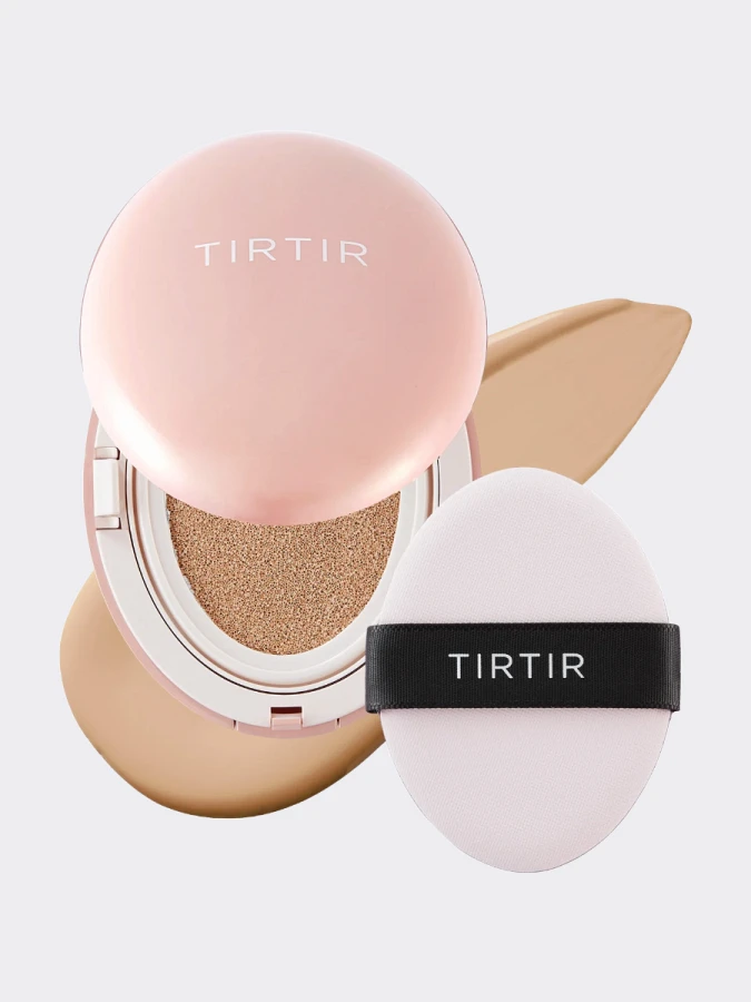 Тональный кушон со стойким матовым финишем TIRTIR Mask Fit All-Cover Cushion 24N Latte