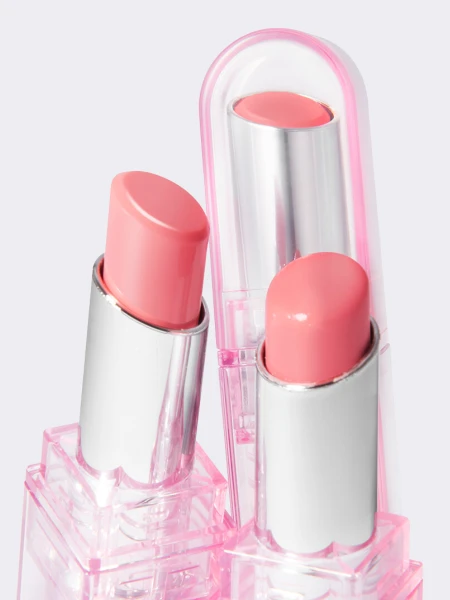 Увлажняющий оттеночный бальзам для губ в ярком персиковом оттенке AMUSE Dew Balm 02 Boksoonga Balm