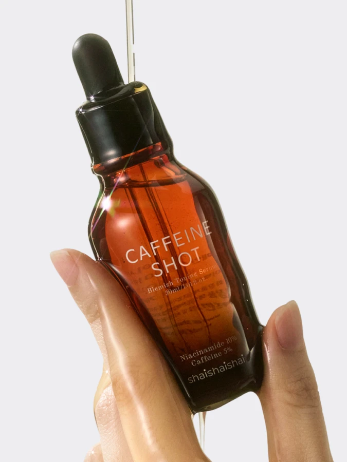 Тонизирующая сыворотка для лица с ниацинамидом и кофеином ShaiShaiShai Caffeine Shot Blemish Toning Serum