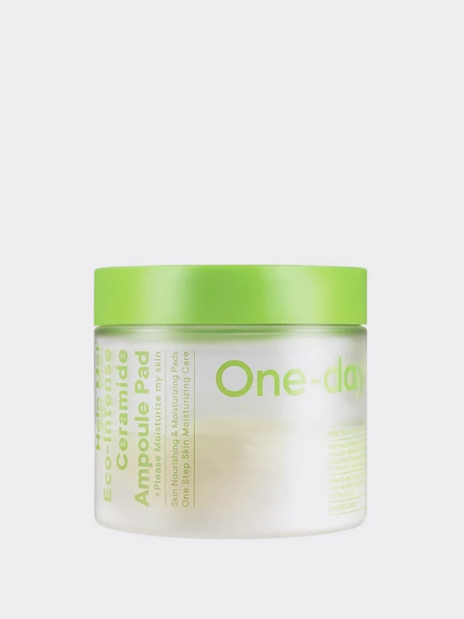 Укрепляющие ампульные тонер-пэды с керамидами One-Day's You Help Me Eco-Intense Ceramide Ampoule Pad