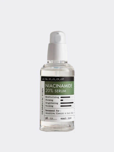 Успокаивающая сыворотка для лица с ниацинамидом MAXI Derma Factory Niacinamide 20% Serum Успокаивающая сыворотка для лица с ниацинамидом MAXI Derma Factory Niacinamide 20% Serum