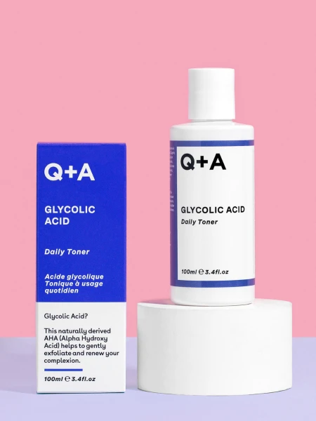 Отшелушивающий тонер для лица с гликолевой кислотой Q+A Glycolic Acid Daily Toner Отшелушивающий тонер для лица с гликолевой кислотой Q+A Glycolic Acid Daily Toner