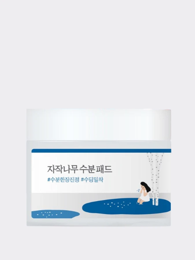 Успокаивающие тонер-пэды с берёзовым соком Round Lab Birch Juice Moisturizing Pad