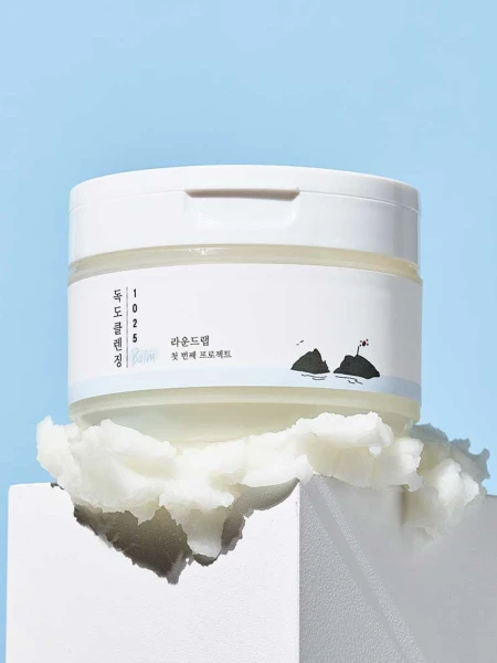 Очищающий гидрофильный бальзам с морской водой Round Lab 1025 Dokdo Cleansing Balm Очищающий гидрофильный бальзам с морской водой Round Lab 1025 Dokdo Cleansing Balm