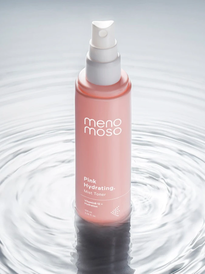 Увлажняющий тонер-мист для лица с гиалуроновой кислотой MENOMOSO Pink Hydrating Mist Toner