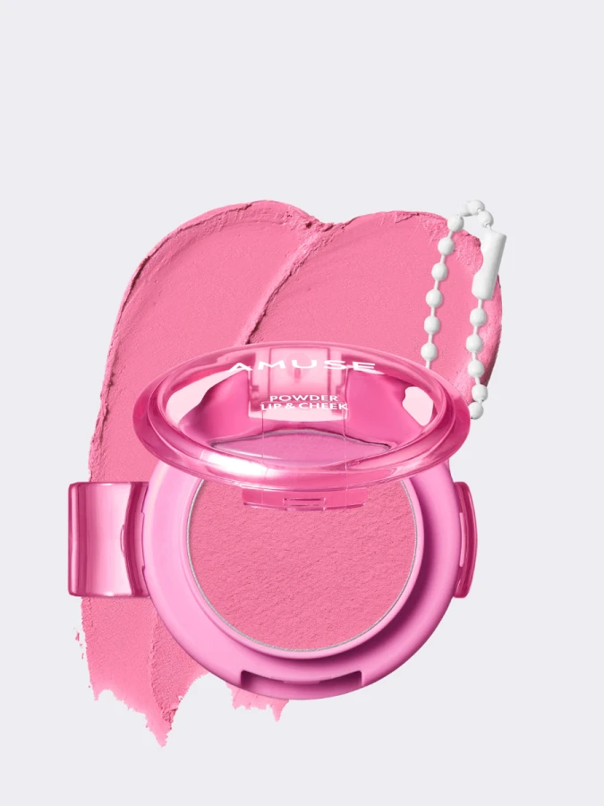 Вельветовый пигмент для губ и щёк AMUSE Powder Lip & Cheek 09 Love Potion