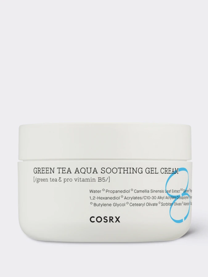 Успокаивающий гель-крем с зелёным чаем COSRX Green Tea Aqua Soothing Gel Cream