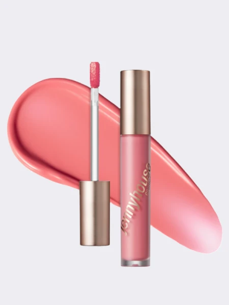 Тинт для губ в нежном розовом оттенке JennyHouse World Volume Coating Tint 03 India Fall in Pink