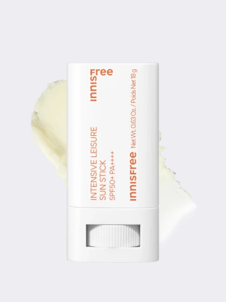 Водостойкий солнцезащитный стик для лица и тела Innisfree  Intensive Leisure Sun Stick SPF50+ PA++++