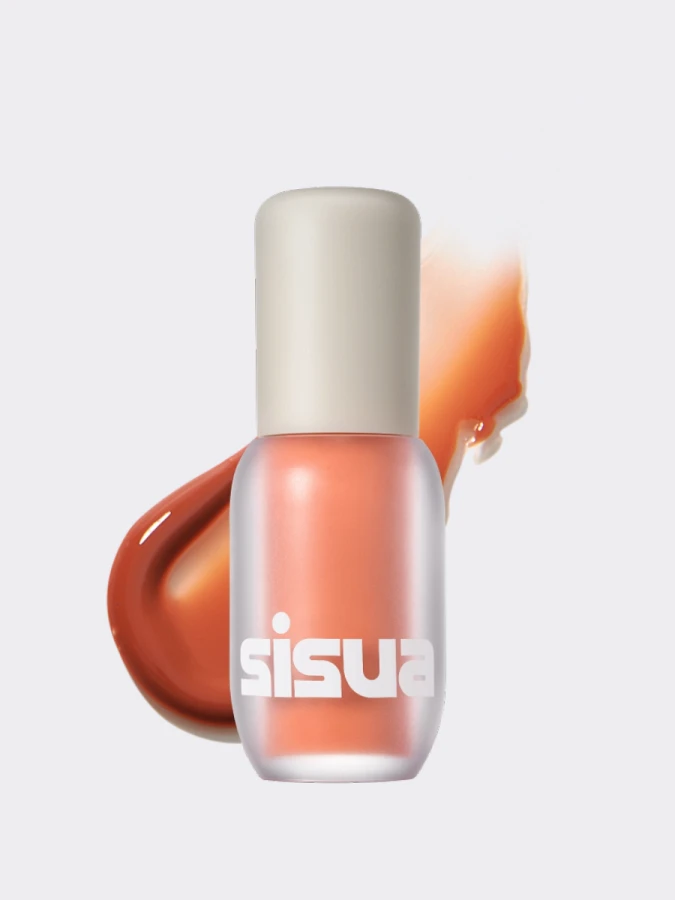 Стойкий блеск для губ с эффектом увеличения объёма UNLEASHIA Sisua Popcorn Syrup Lip Plumper No. 2 Mango Caramel