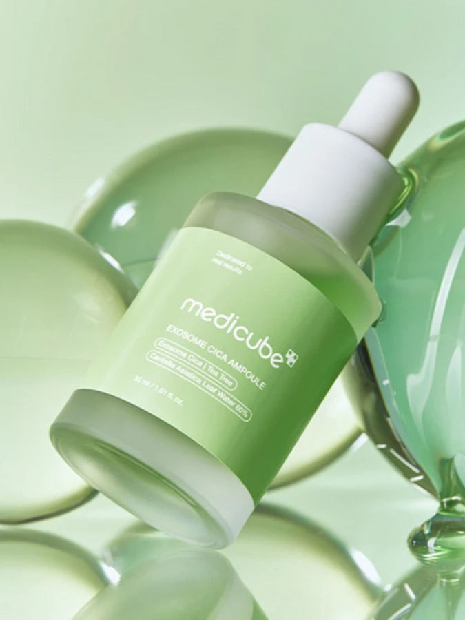 Успокаивающая сыворотка с экстрактом центеллы и чайного дерева Medicube Exosome Cica Serum