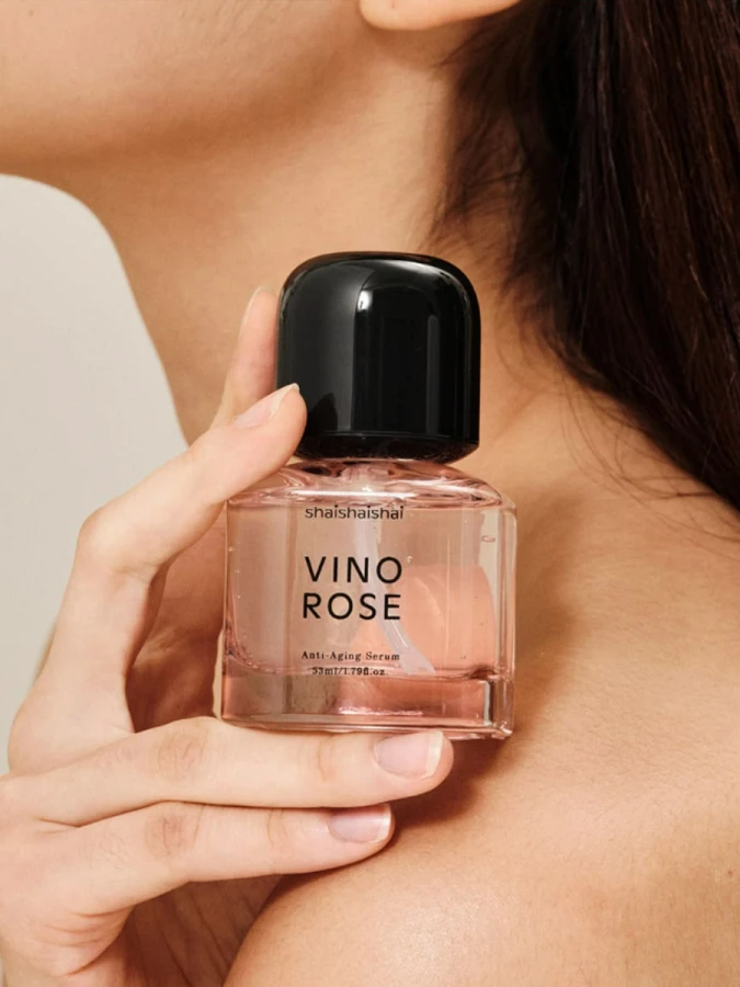 Разглаживающая антиоксидантная сыворотка для лица с винными и розовыми экстрактами ShaiShaiShai Vino Rose Anti Aging Serum