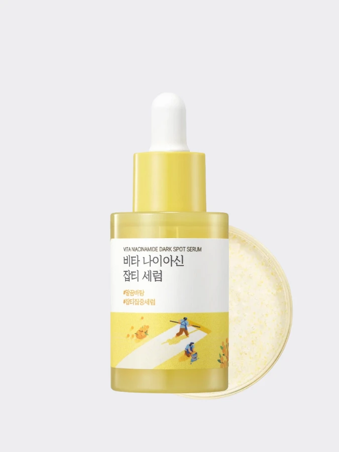 Осветляющая сыворотка с ниацинамидом Round Lab Vita Niacinamide Dark Spot Serum