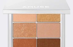 Палетка теней для век AMUSE Eye Vegan Sheer Palette 01 Sheer Nude
