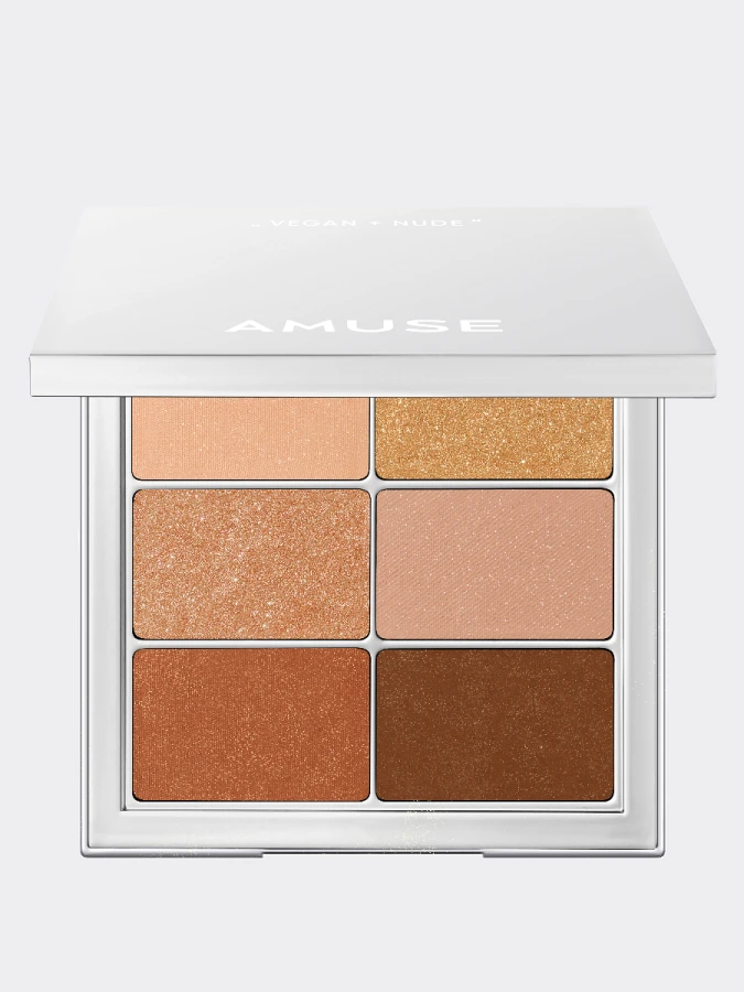 Палетка теней для век AMUSE Eye Vegan Sheer Palette 01 Sheer Nude