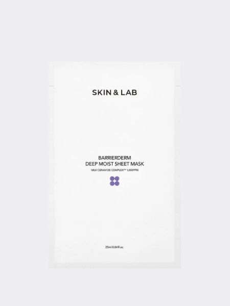 Укрепляющая тканевая маска с молочными протеинами и керамидами SKIN&LAB Barrierderm Deep Moisture Sheet Mask Укрепляющая тканевая маска с молочными протеинами и керамидами SKIN&LAB Barrierderm Deep Moisture Sheet Mask