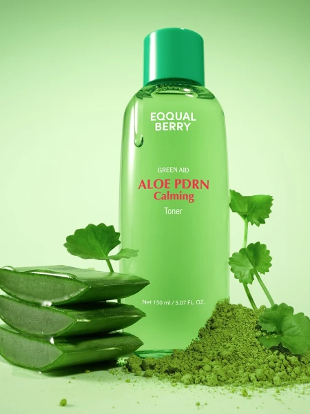 Успокаивающий тонер с алоэ и ПДРН EQQUALBERRY Aloe PDRN Calming Toner