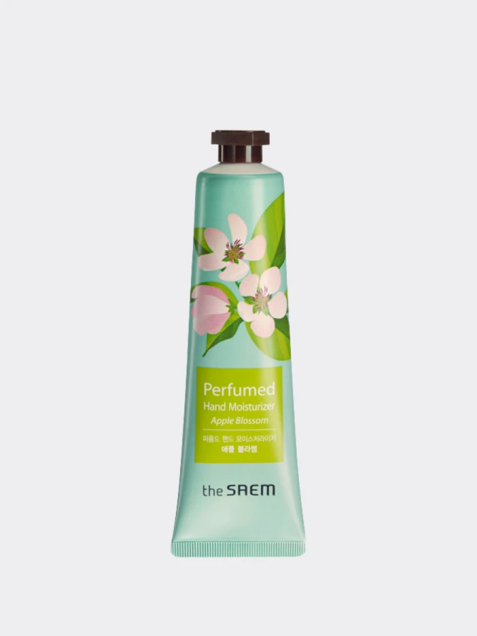 Парфюмированный крем для рук с ароматом яблоневых цветов The Saem Perfumed Hand Moisturizer Apple Blossom